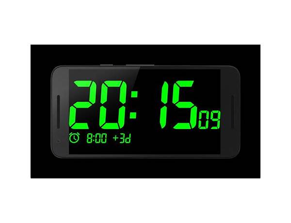Black Digital Clock for Android - Download the APK from Habererciyes
